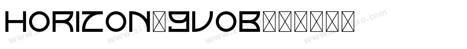 Horizon-9VOB字体转换