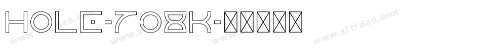 Hole-7O8K字体转换