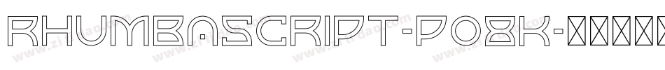 Rhumbascript-po8K字体转换