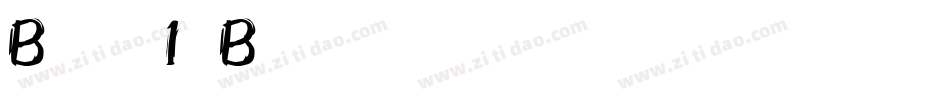 Bireun-1zqB字体转换