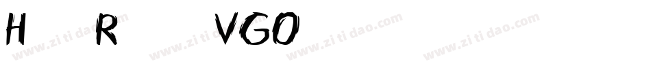 HorobiRegular-VGOlz字体转换