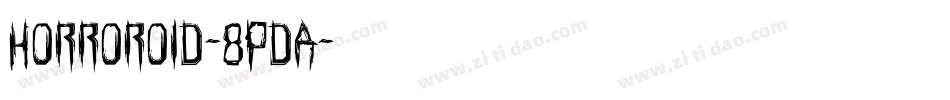 Horroroid-8pDA字体转换