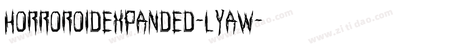 HorroroidExpanded-lyaw字体转换