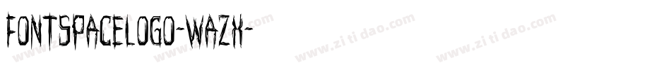 Fontspacelogo-wAzx字体转换