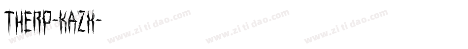 Therp-KAzX字体转换