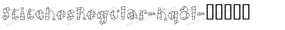 StitchesRegular-Kq8l字体转换