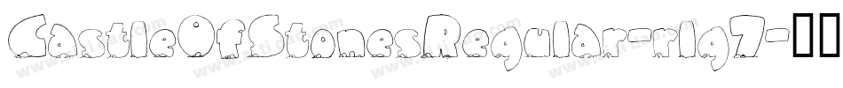 CastleOfStonesRegular-rlg7字体转换