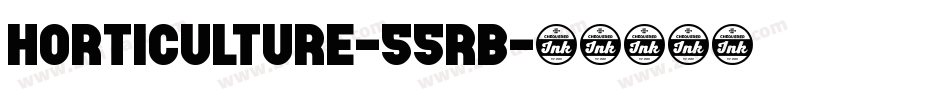 Horticulture-55rB字体转换