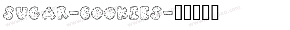 SUGAR-COOKIES字体转换