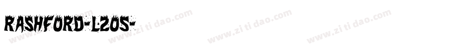 Rashford-l2o5字体转换