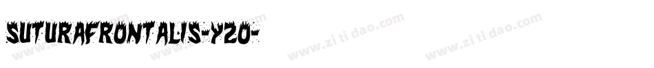 SuturaFrontalis-Y2O字体转换