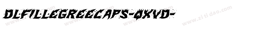Dlfillegreecaps-qxVd字体转换
