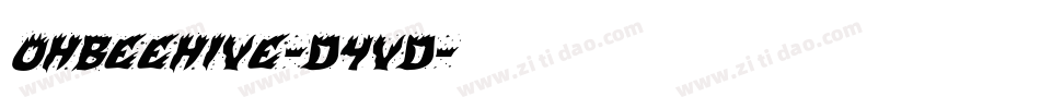 OhBeehive-D4Vd字体转换 OhBeehive-D4Vd字体转换