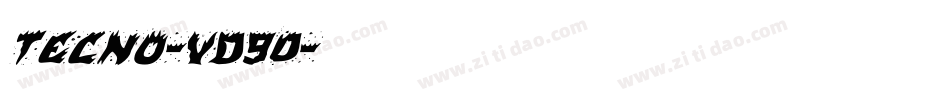 Tecno-Vd90字体转换