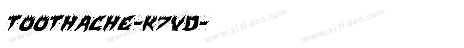 ToothAche-K7VD字体转换