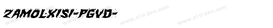 ZamolxisI-PGVd字体转换