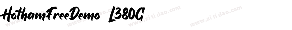 HothamFreeDemo-L380G字体转换