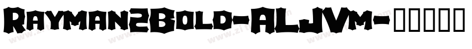 Rayman2Bold-ALJVm字体转换
