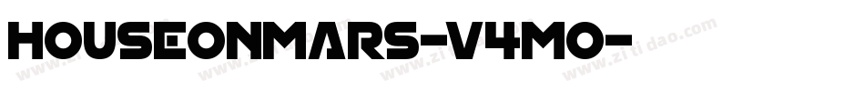 HouseOnMars-v4mO字体转换
