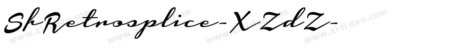 SfRetrosplice-XZdZ字体转换
