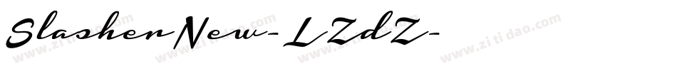 SlasherNew-LZdZ字体转换