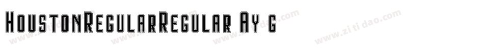 HoustonRegularRegular-Ay2g字体转换