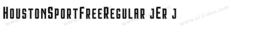 HoustonSportFreeRegular-jEr2j字体转换
