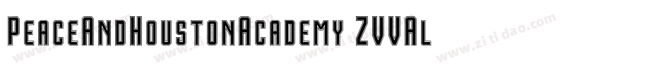 PeaceAndHoustonAcademy-ZVVAl字体转换