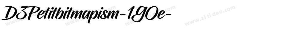 D3Petitbitmapism-1GOe字体转换
