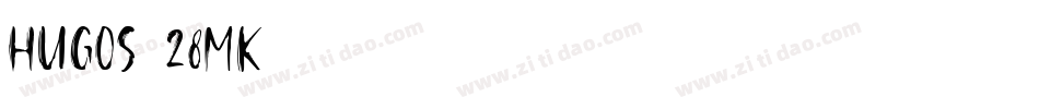 Hugos-28MK字体转换