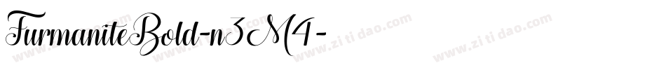 FurmaniteBold-n3M4字体转换 FurmaniteBold-n3M4字体转换