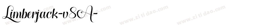 Limberjack-v8A字体转换
