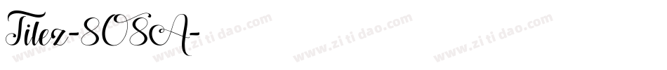 Tilez-8O8A字体转换 Tilez-8O8A字体转换