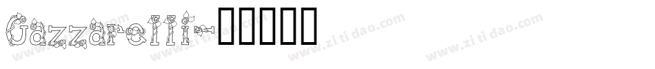 Gazzarelli字体转换
