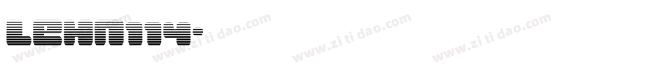 LEHN114字体转换
