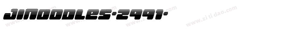 JiNoodles-z991字体转换