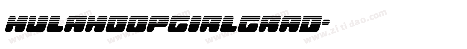 hulahoopgirlgrad字体转换