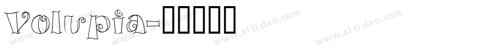 Volupia字体转换