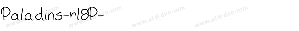 Paladins-nl8P字体转换 Paladins-nl8P字体转换