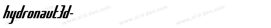 hydronaut3d字体转换