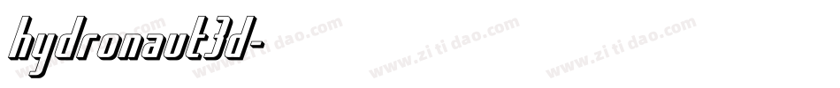 hydronaut3d字体转换