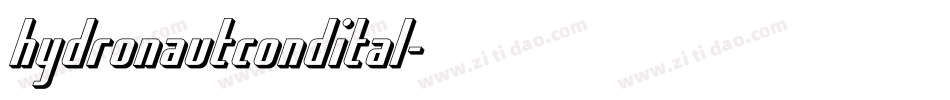 hydronautcondital字体转换