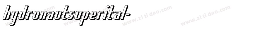 hydronautsuperital字体转换