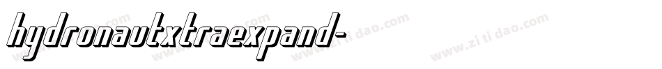 hydronautxtraexpand字体转换