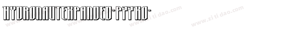 HydronautExpanded-p77KO字体转换