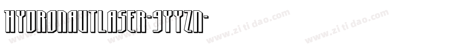 HydronautLaser-9YYZn字体转换