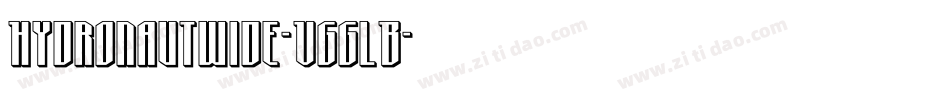 HydronautWide-VGGlB字体转换