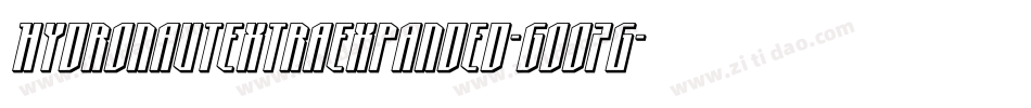 HydronautExtraExpanded-GOO7g字体转换 HydronautExtraExpanded-GOO7g字体转换