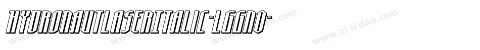 HydronautLaserItalic-lggn0字体转换