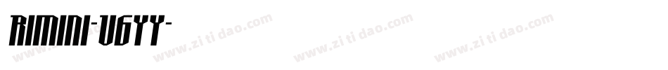 Rimini-V6yy字体转换
